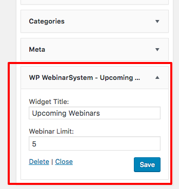 WPWS upcoming webinar on widgetarea backend - 5 limit annotation
